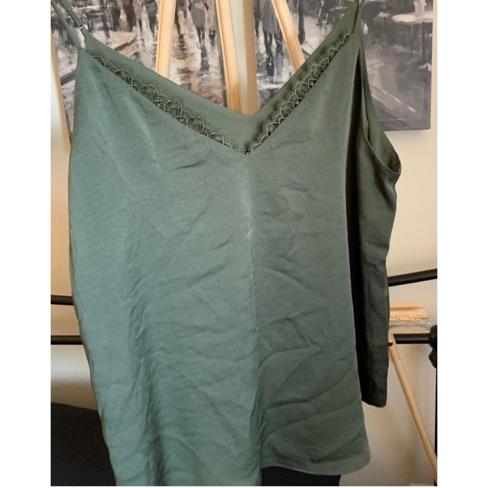 Express Green Tank Top
